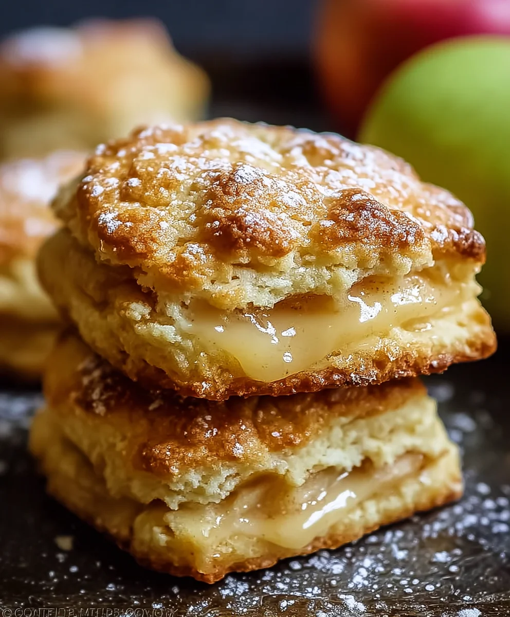 Apple Pie Biscuits-Easy Quick Dessert Recipe