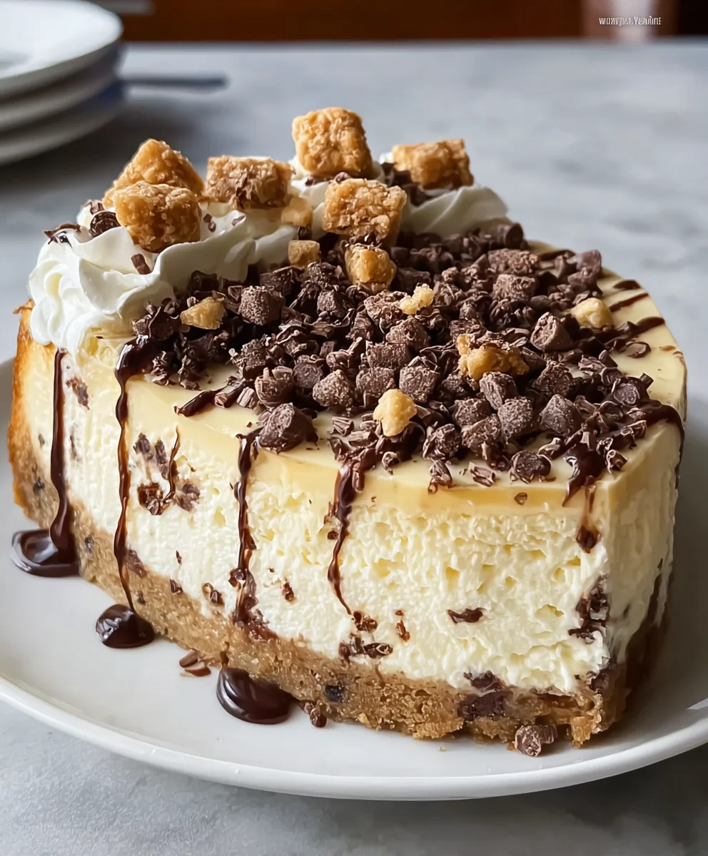 Homemade Cannoli Cheesecake-Delicious Italian Dessert