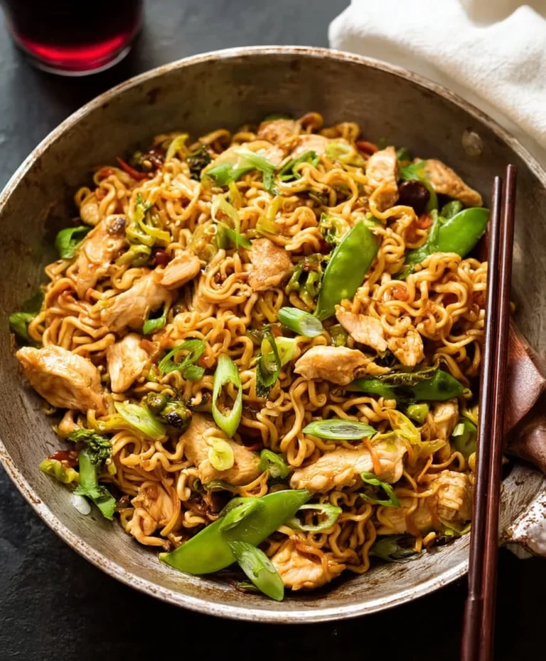 Quick Chicken Ramen Stir Fry Recipe – Easy & Delicious