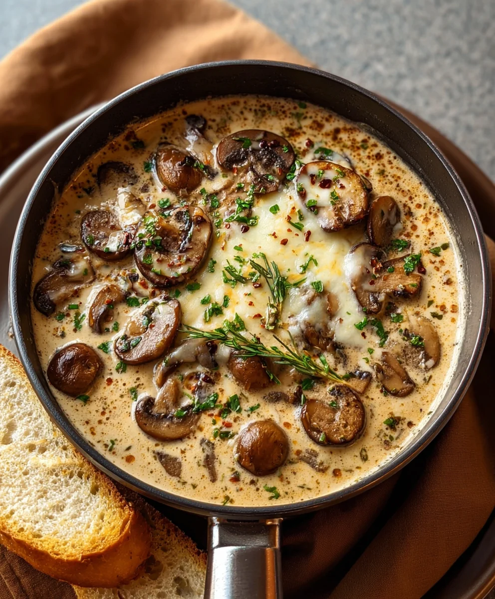 Creamy Mushroom Soup Recipe-Rich & Delicious