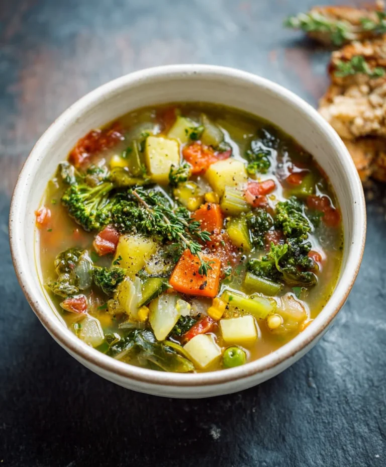 Easy Hearty Vegetable Soup Recipe