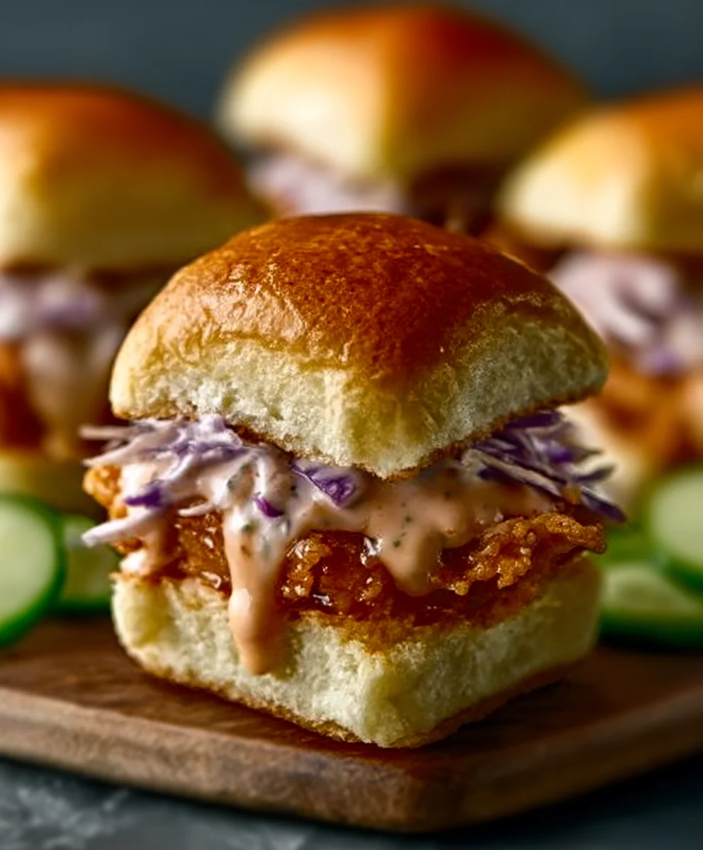 Bang Bang Chicken Sliders-Spicy & Easy Recipe