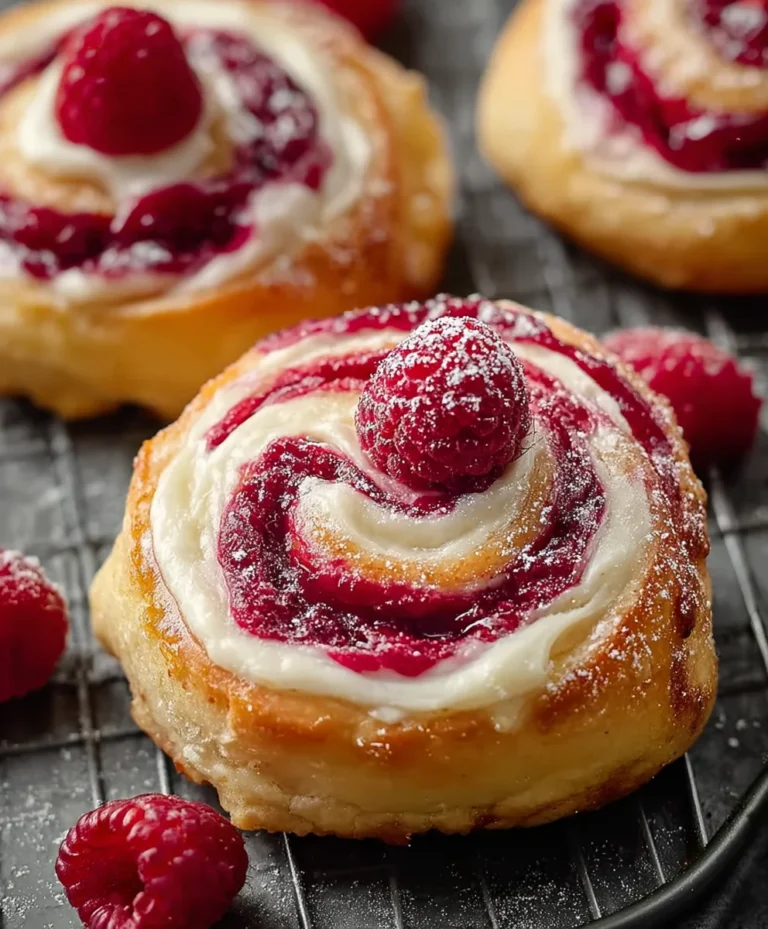 Raspberry Vanilla Swirls – Delicious Easy Treat