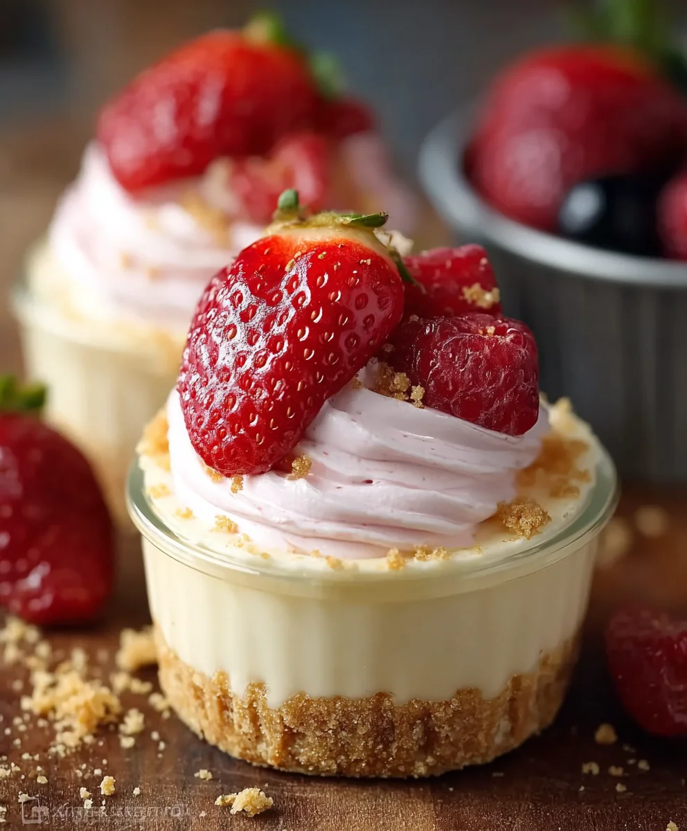 Easy No-Bake Cheesecake Cups Dessert Recipe