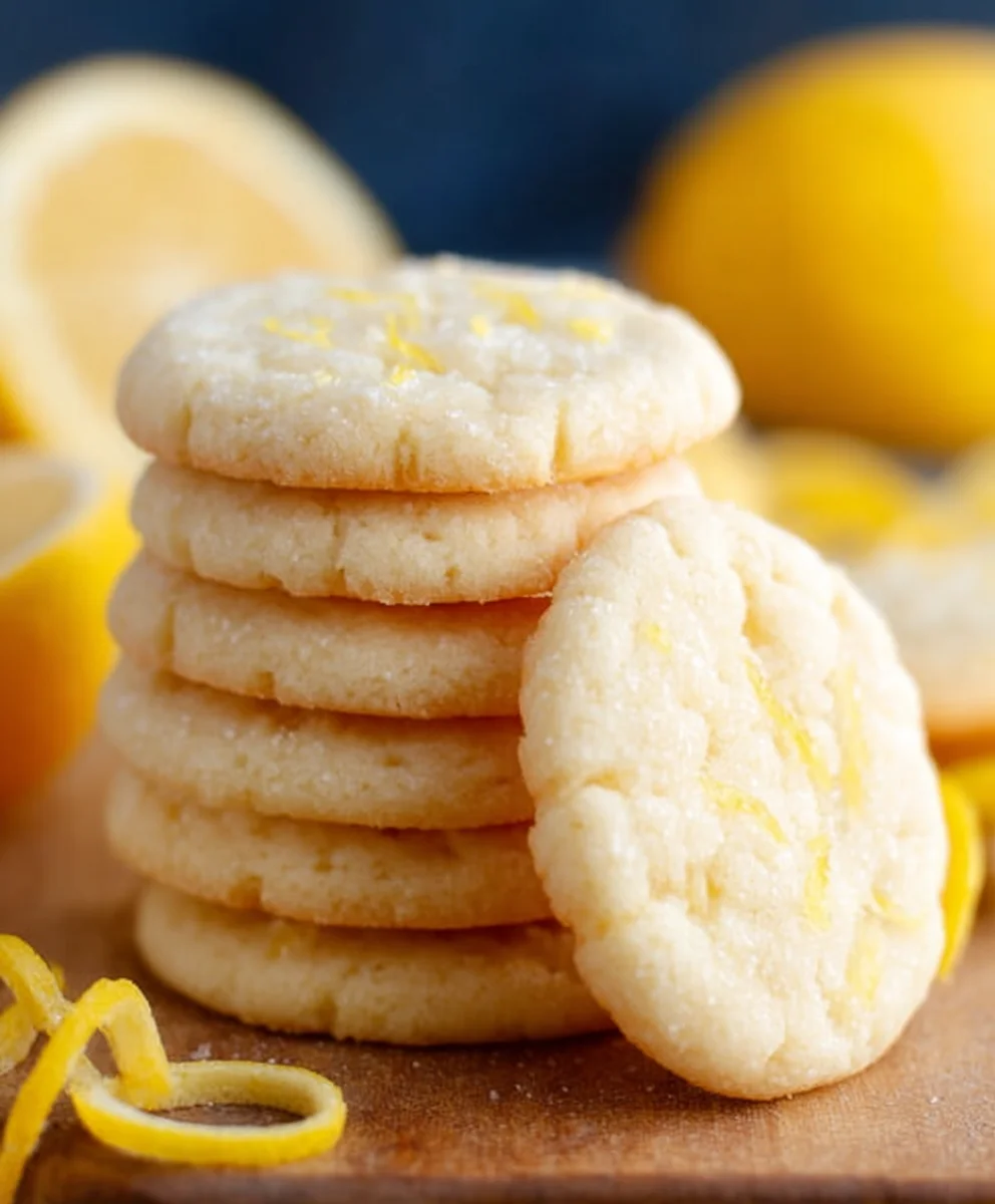 Easy Lemon Sugar Cookies - Zesty & Sweet Treat