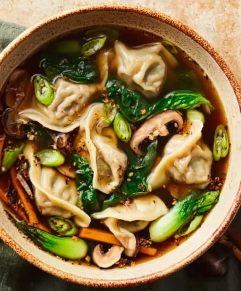Hearty Beef Potsticker Soup – Easy Comfort Food
