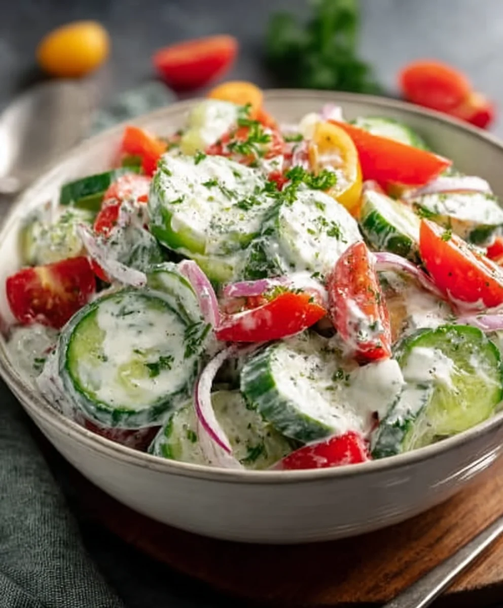 Cucumber Ranch Crack Salad Ultimate Recipe