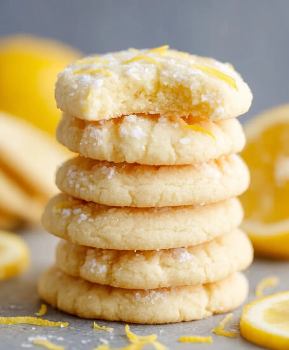 Easy Lemon Sugar Cookies - Zesty & Sweet Treat