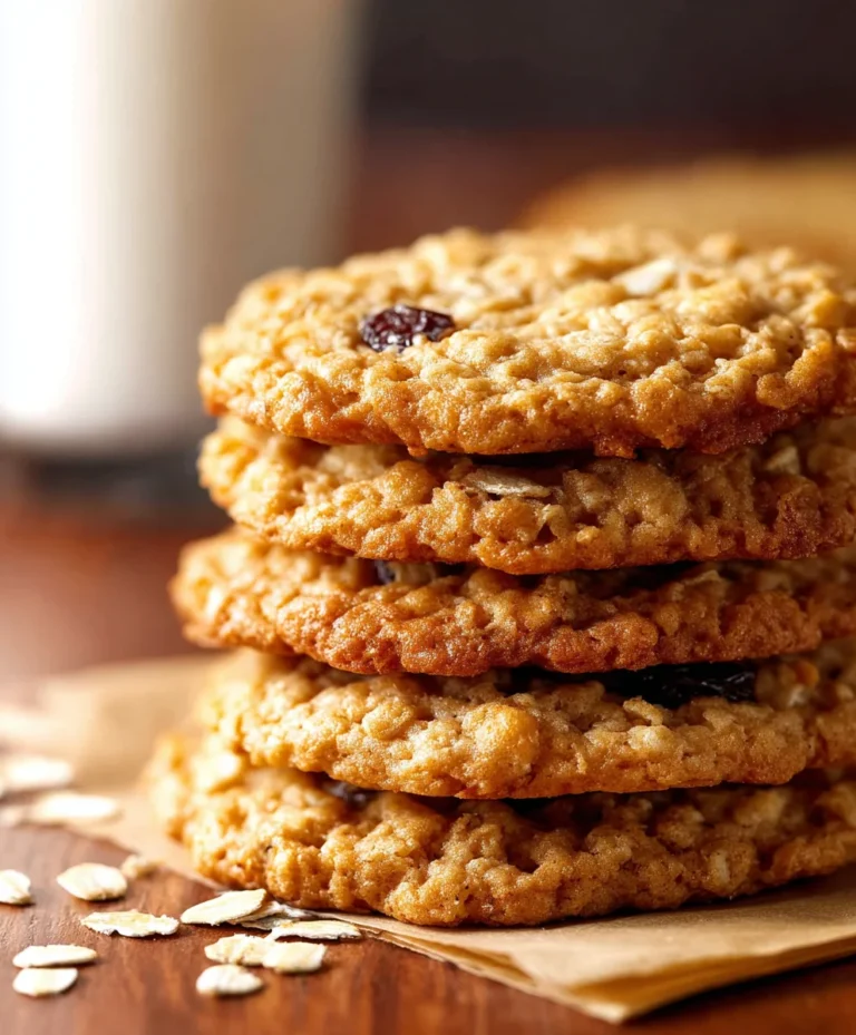 Chewy Oatmeal Cookies-The Best Soft & Chewy Recipe
