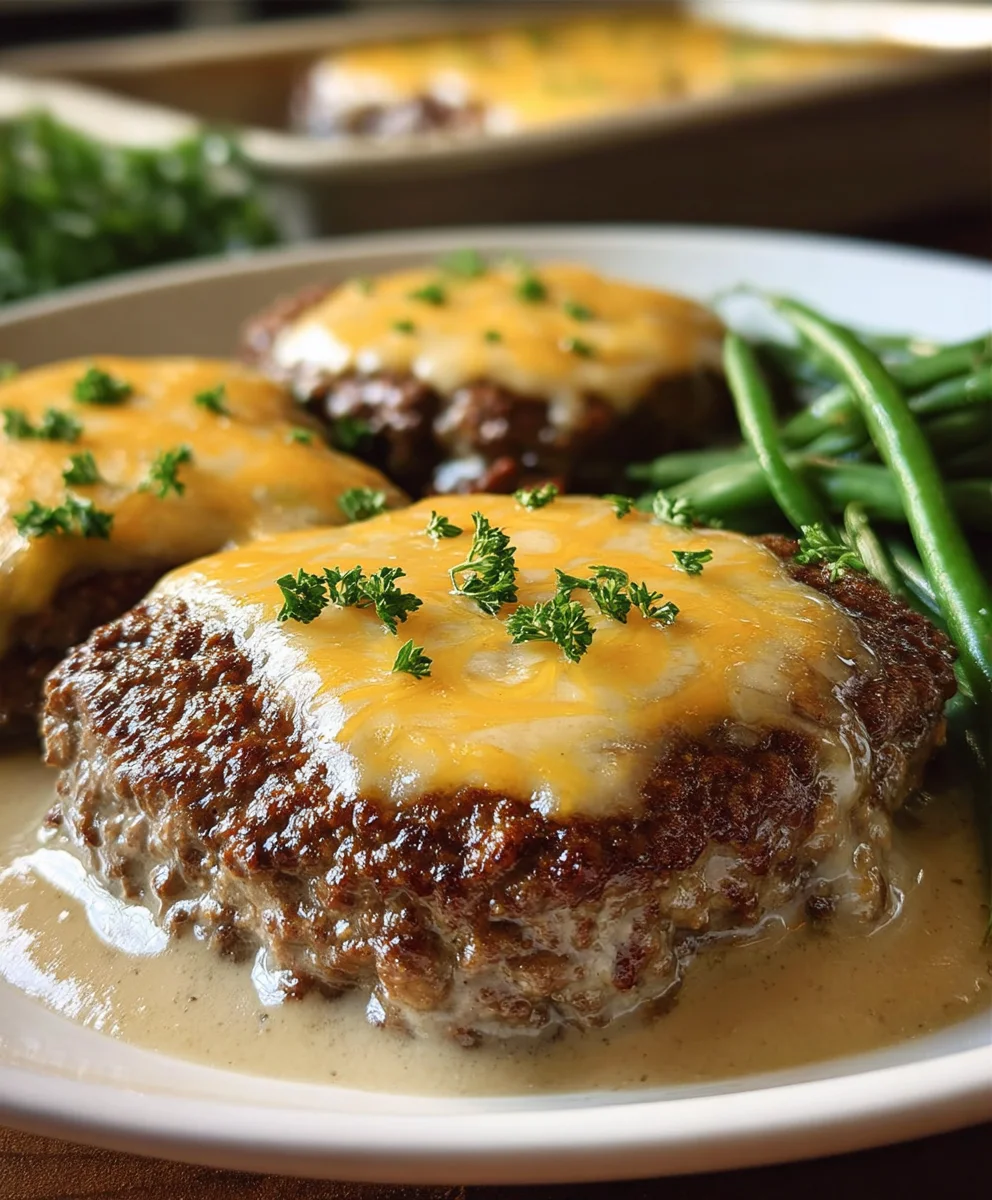 Amish Beef Beef Hamburger Steak Bake-Comfort Food