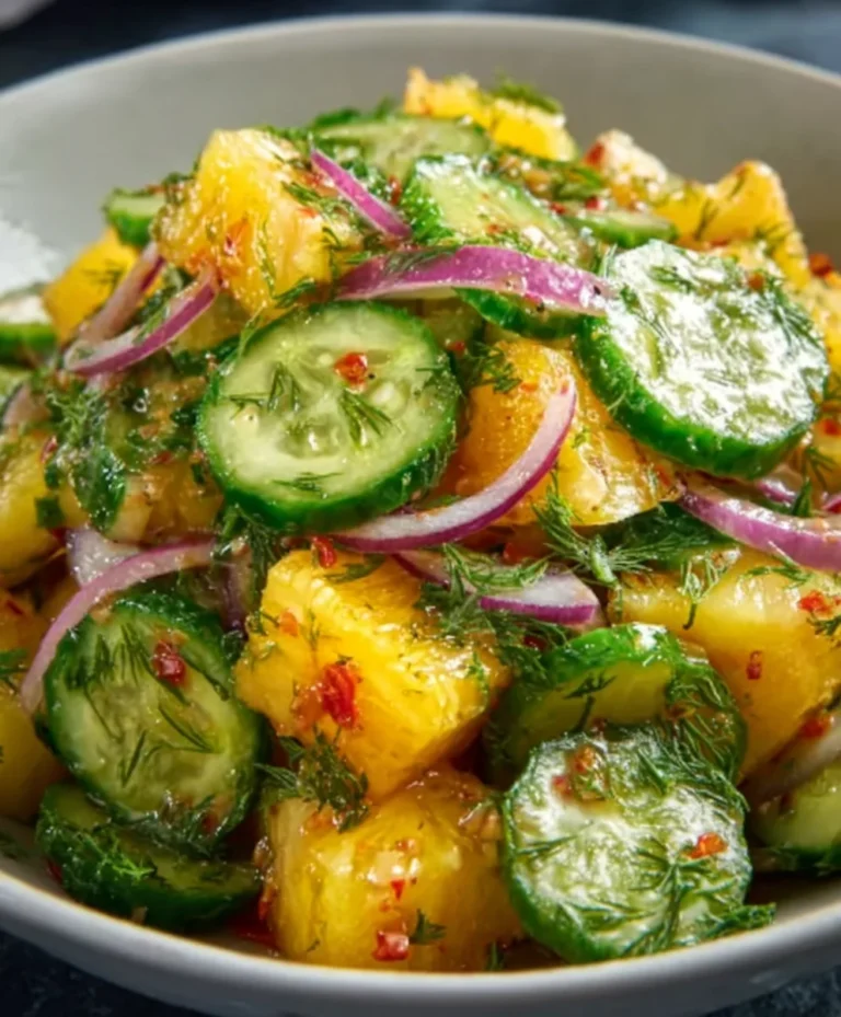 Refreshing Pineapple Cucumber Salad Recipe