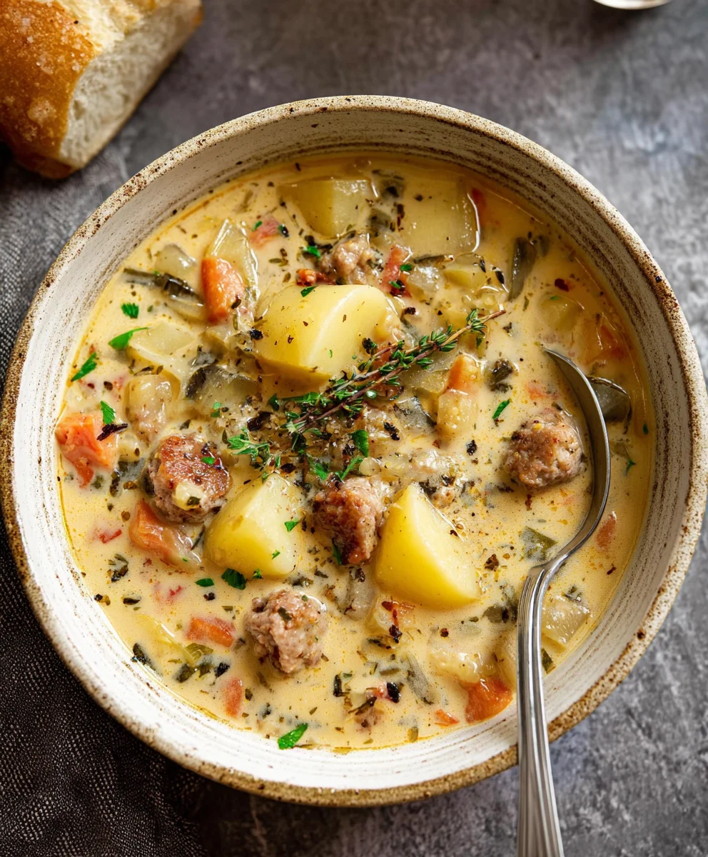Hearty Potato Beef Chowder Recipe - Easy & Delicious