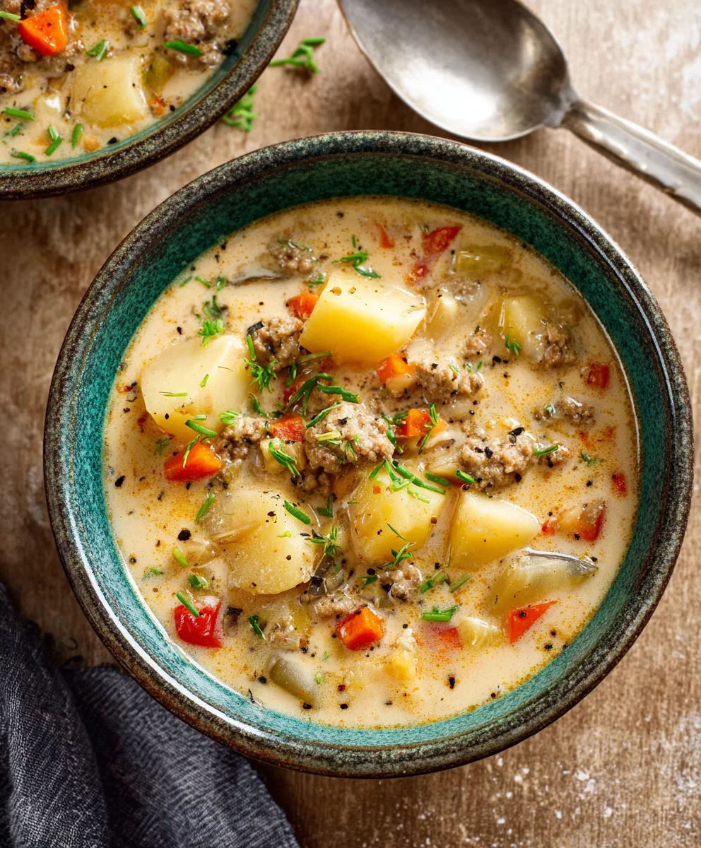 Hearty Beef Sausage Chowder - Easy Comfort Food