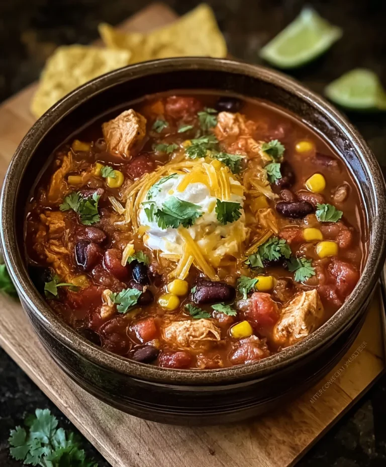 Easy Chicken Chili Recipe-Hearty & Delicious