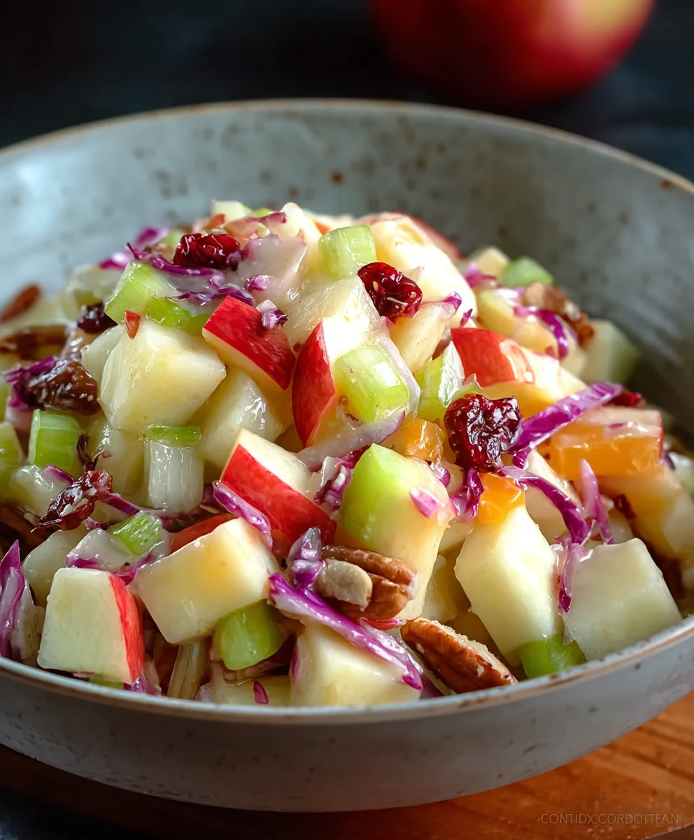 Easy Apple Salad - A Refreshing Side Dish