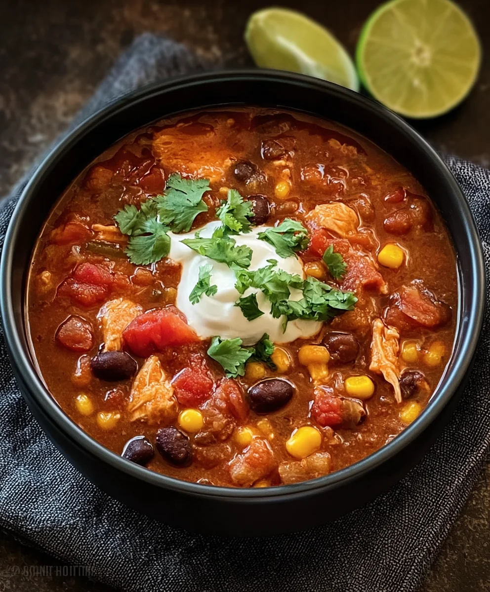 Easy Chicken Chili Recipe-Hearty & Delicious
