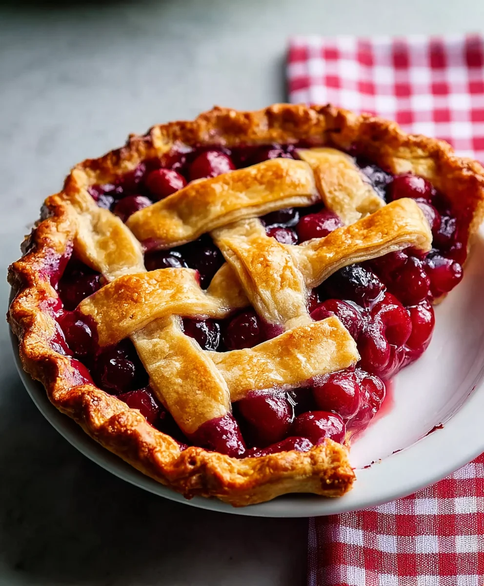 Classic Cherry Pie Recipe-The Ultimate Homemade Dessert