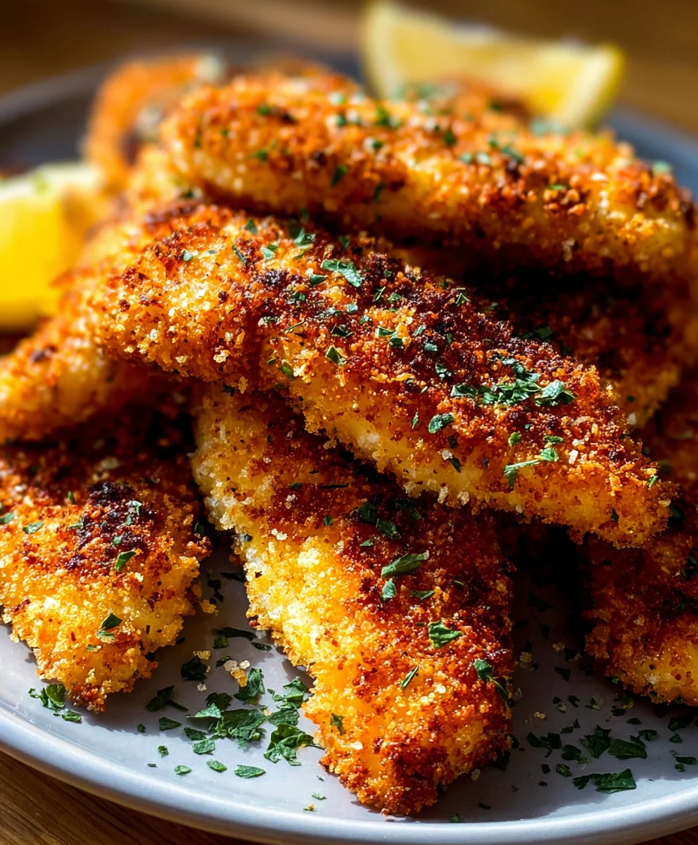 Crispy Baked Chicken Tenders-Easy & Delicious