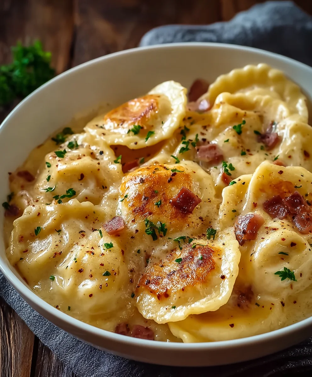 Easy Crockpot Pierogi Casserole-Comfort Food Bliss