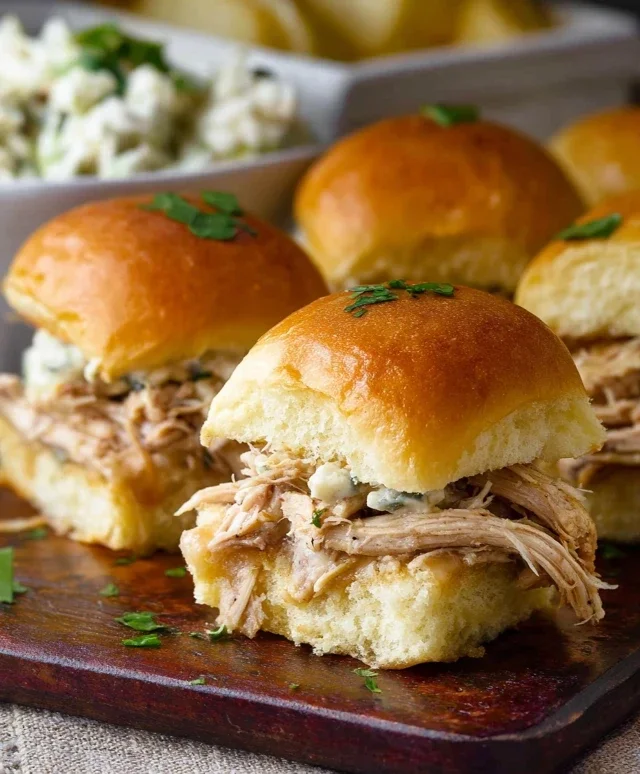Crock Pot Mississippi Chicken Sliders