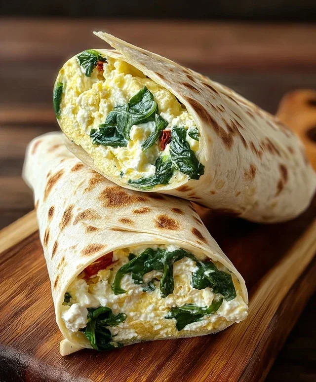 Copycat Starbucks Spinach, Egg White and Feta Wrap