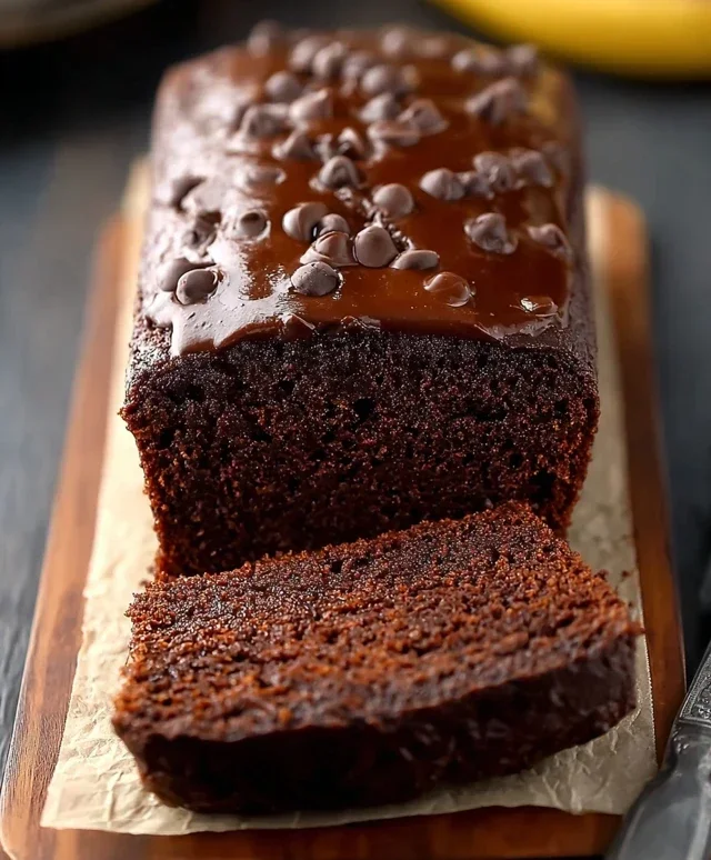 Healthy Chocolate Banana Bread