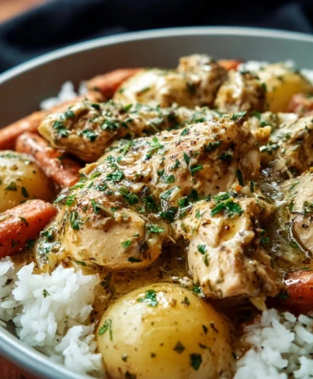 Garlic Butter Chicken Crockpot Recipe: 6-Hour Magic for Tender Bliss