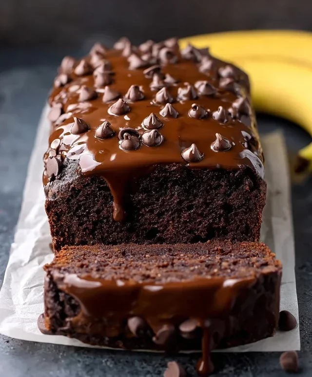 Healthy Chocolate Banana Bread