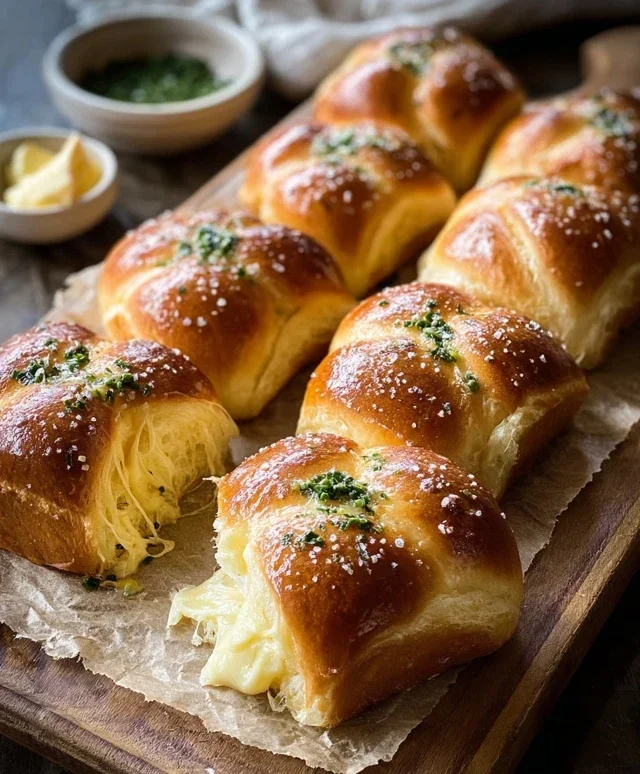 Korean Cream Cheese Garlic Buns