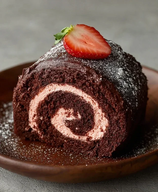 Easy Chocolate Swiss Roll
