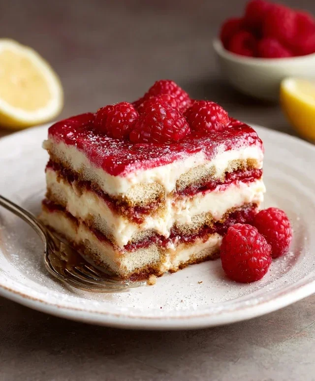 Raspberry Tiramisu