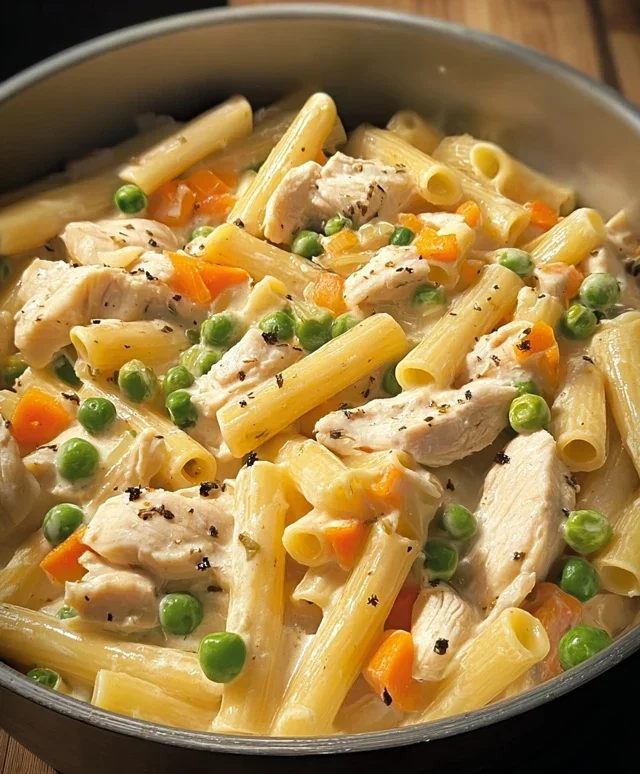 Chicken Pot Pie Pasta