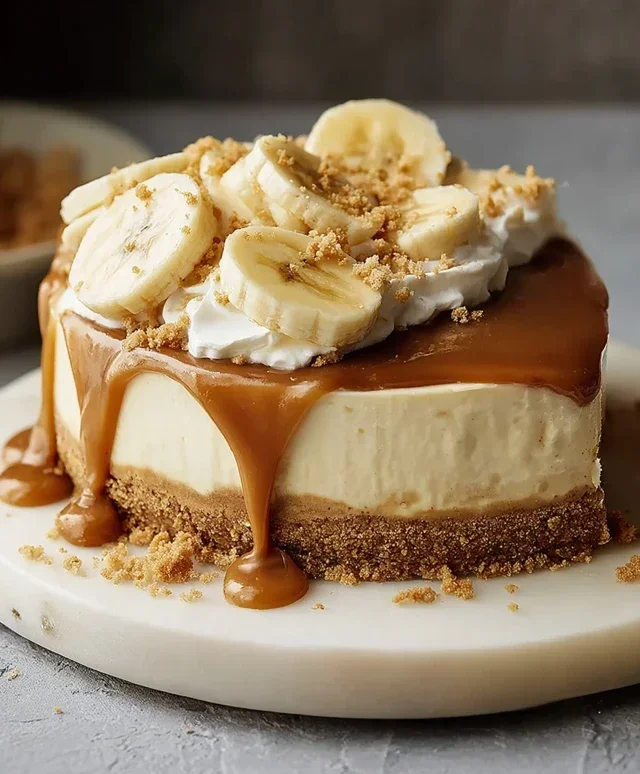 No-Bake Banoffee Cheesecake