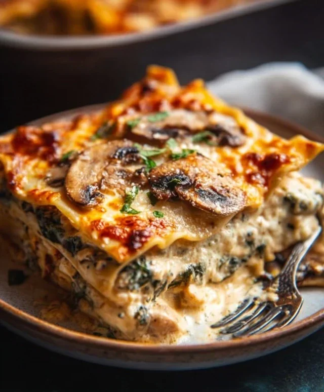 Mushroom And Spinach Lasagna Recipe