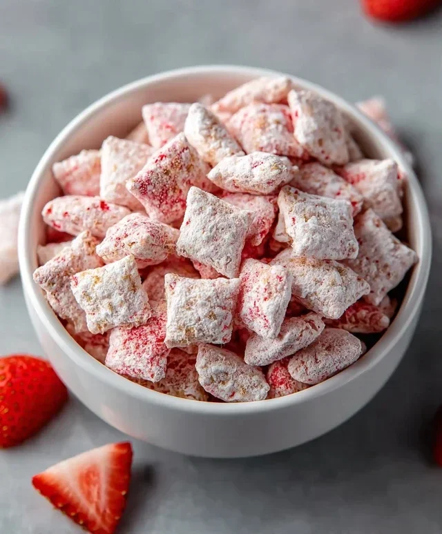 Strawberry Shortcake Puppy Chow