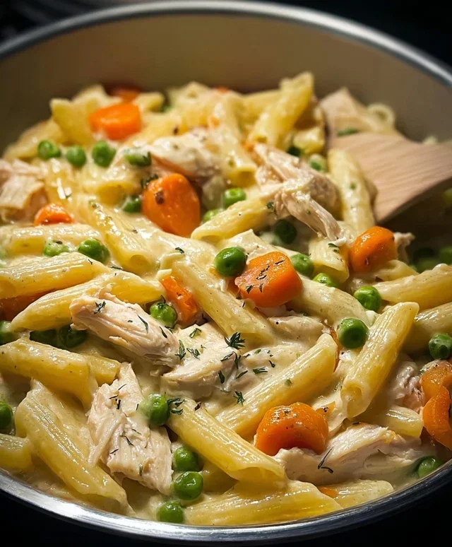 Chicken Pot Pie Pasta