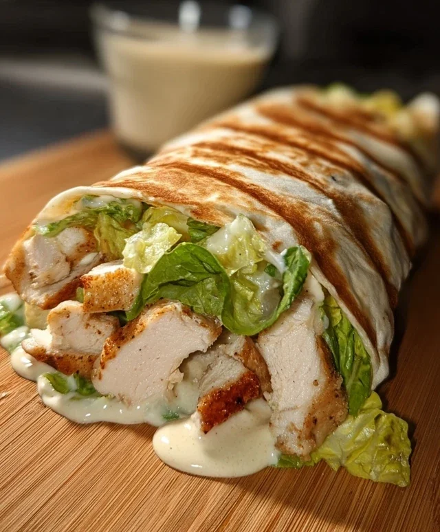 Chicken Caesar Wraps