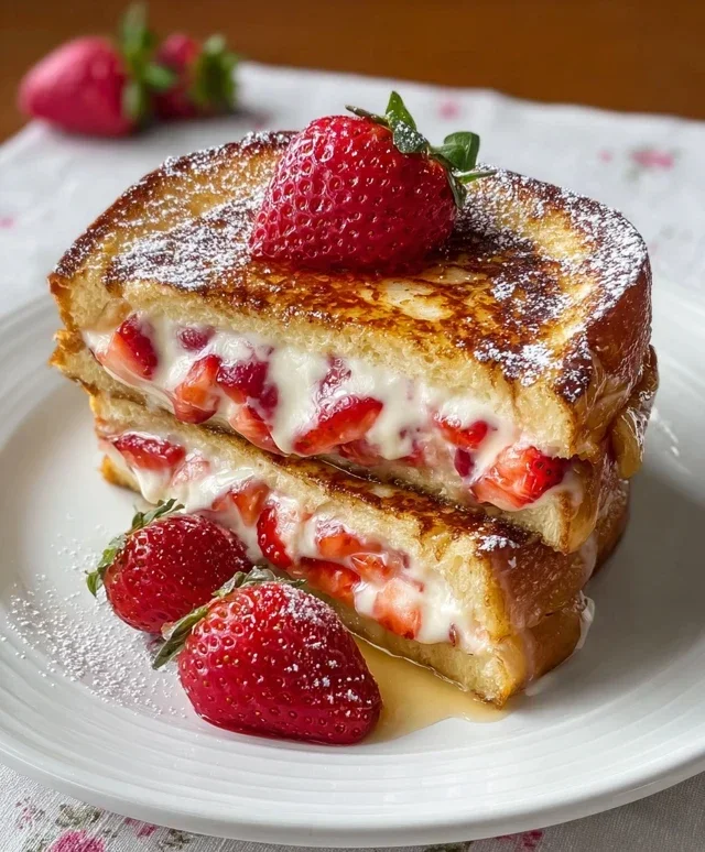 Strawberry Cheesecake French Toast