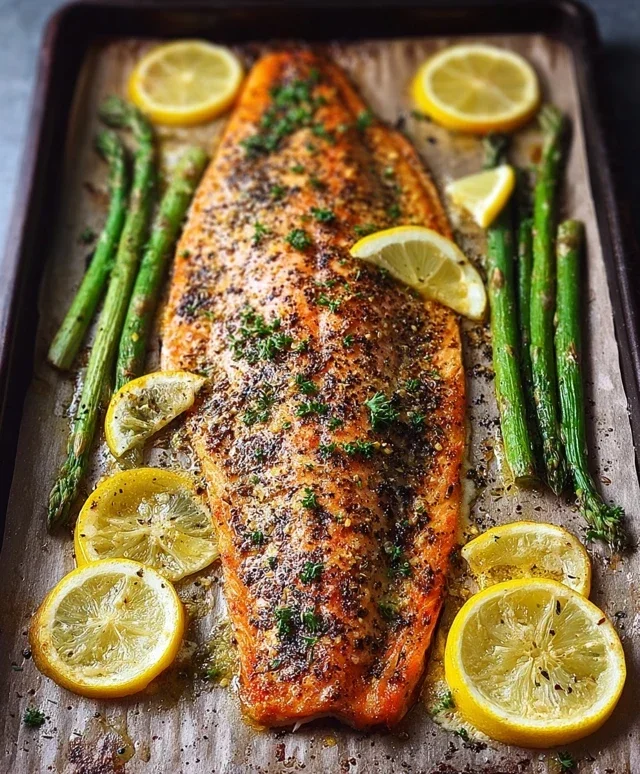Baked Rainbow Trout with Lemon, Pepper, and Garlic