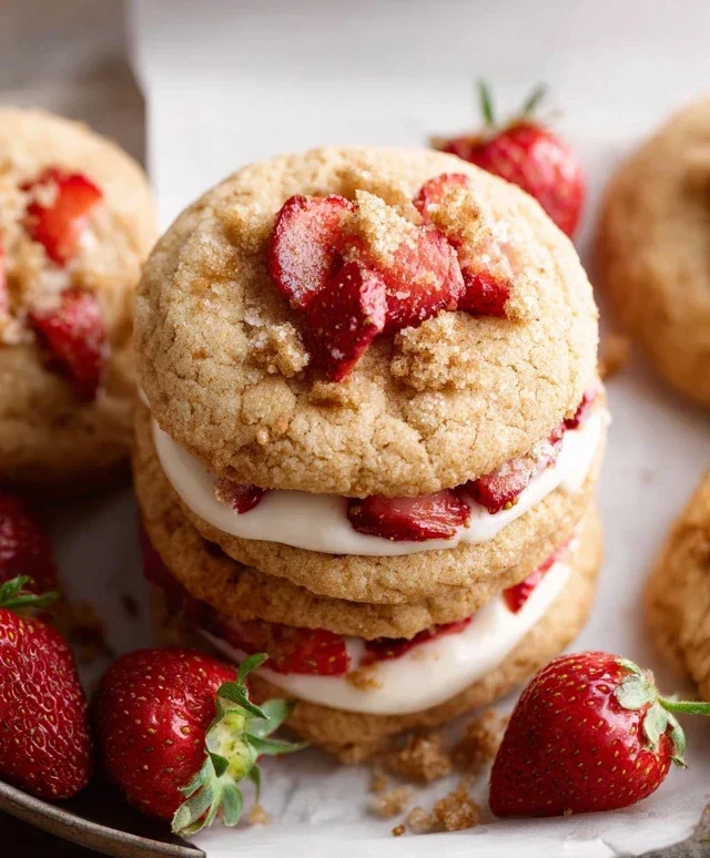 Strawberry Shortcake Cookies