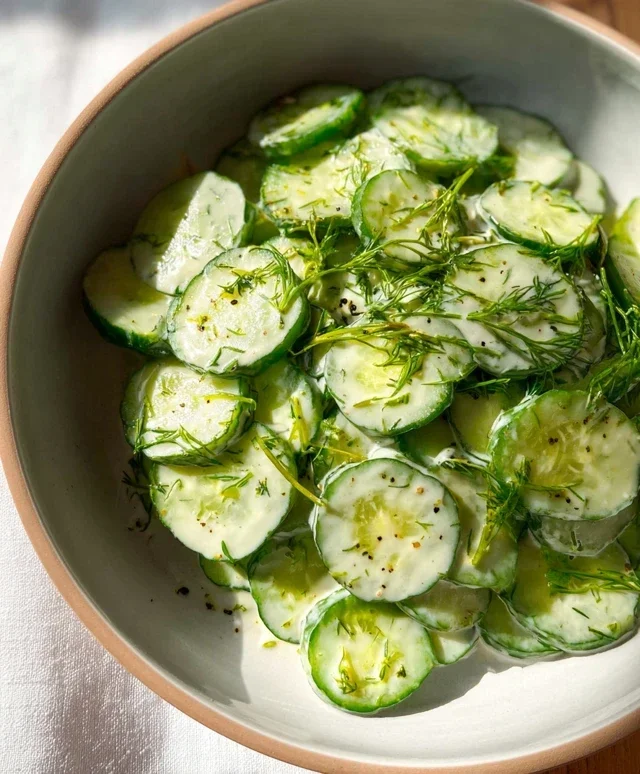 Polish Cucumber Salad