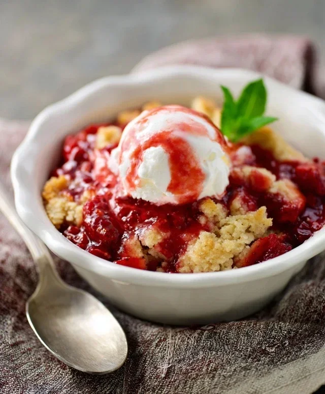 Strawberry Cobbler