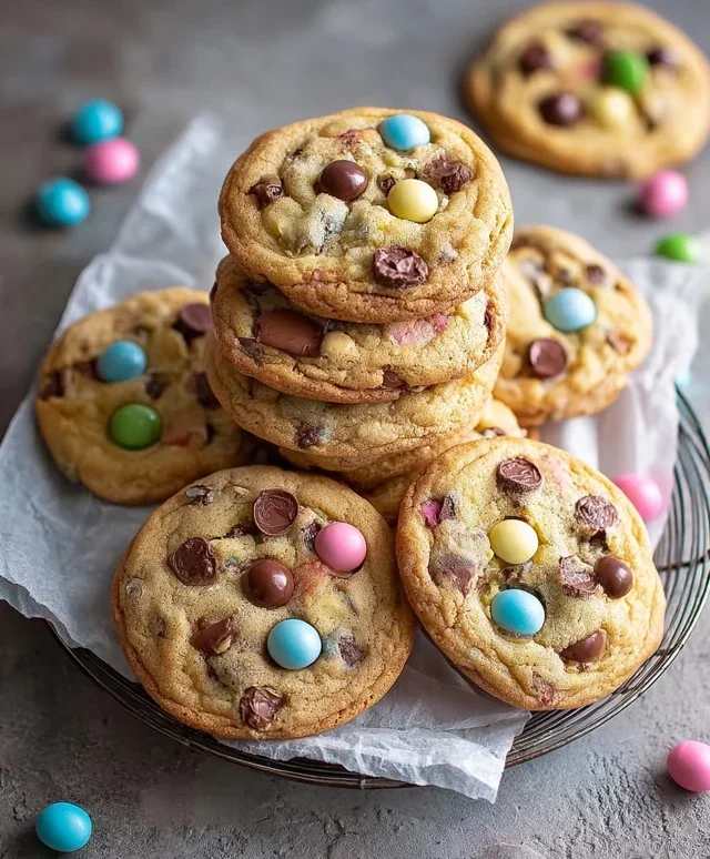 Easter Chocolate Chip Cookies
