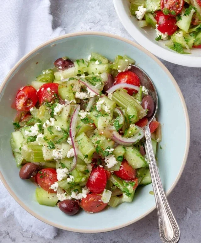 Mediterranean Celery Salad