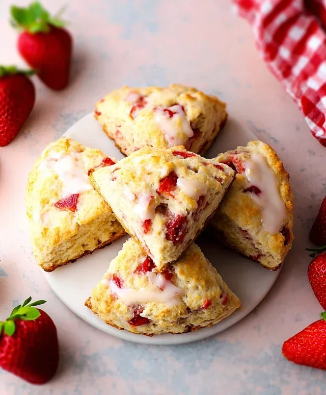 Strawberry Scones