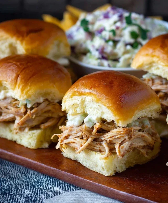 Crock Pot Mississippi Chicken Sliders