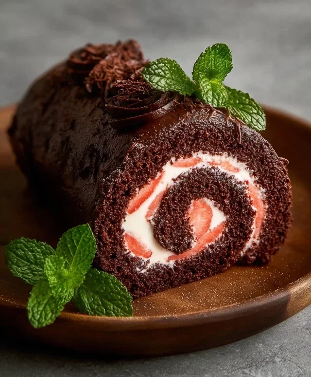 Easy Chocolate Swiss Roll