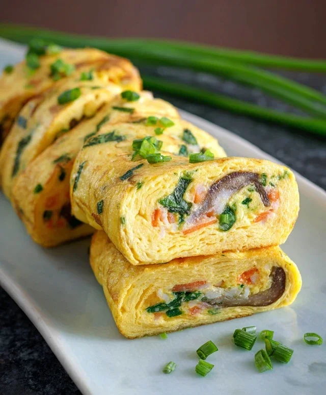 Gyeran Mari (Korean Rolled Omelette)