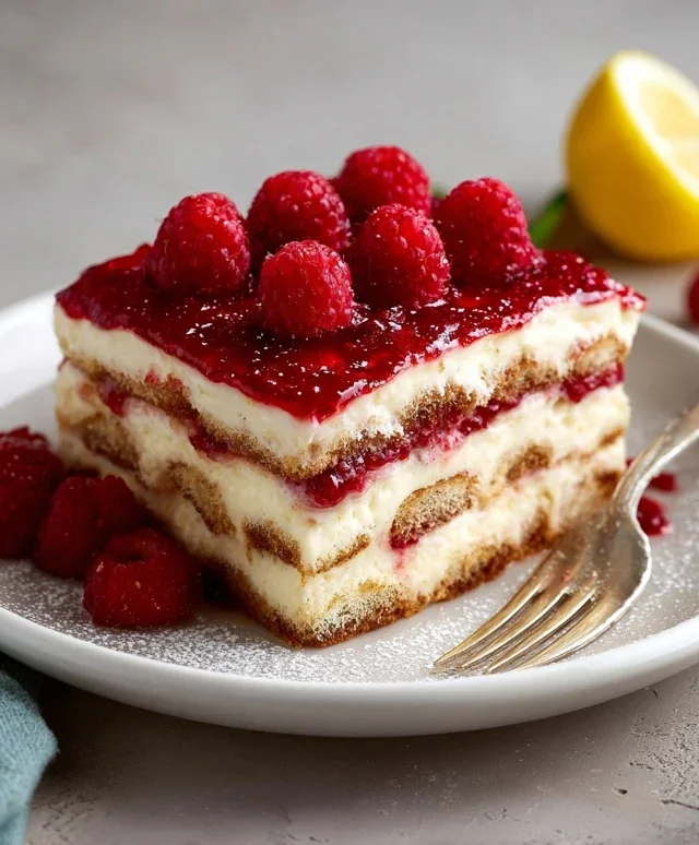 Raspberry Tiramisu