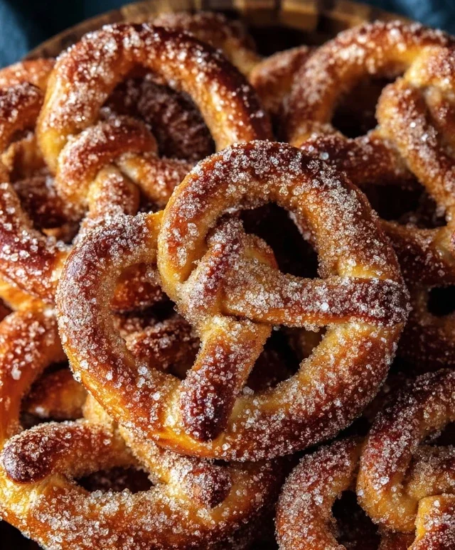 Cinnamon Sugar Pretzels